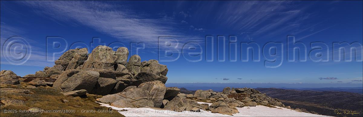 Peter Bellingham Photography Granite Outcrop - Kosciuszko NP - NSW (PBH4 00 10774)